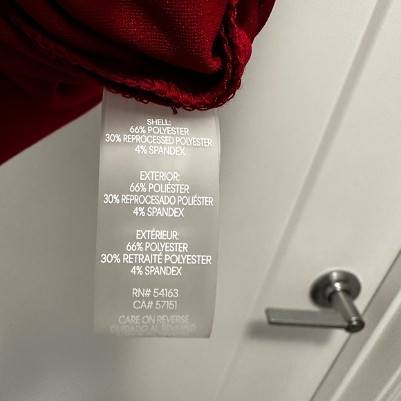 NWT! Maroon CALVIN KLEIN Sleeveless Starburst Sheath Dress - Size 4 - Picture 6 of 7